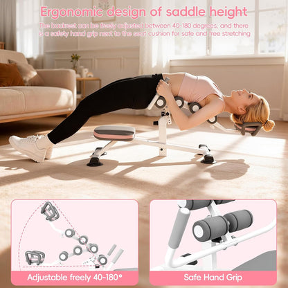 Mini Inversion Table Stretcher for Back Pain, Stretch Back and Neck, 330 lbs Weight Capacity, Spine Alignment Stretcher Home and Gym Inversion Equipment