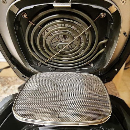 Splatter Screen For Cooking, Stainless Steel Double Layer Splatter Screen For Frying Pan, Grease Guard Oil for splash Guard Fryer Accessory Mesh Splatter Guard For IG600, IG601, And IG651(square)