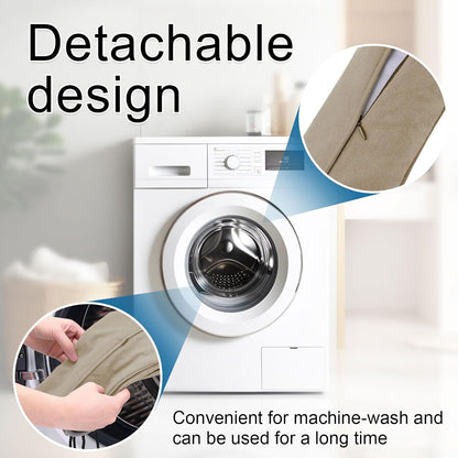 36 Inch Door Draft Stopper, Blocks Hot Cold Air with Washable Cover | Blocks Hot & Cold Air, Removable Washable Cover, Fits Door Gaps Up to 3 Inch, Noise & Wind Seal, Draft Blocker (1 Pack)