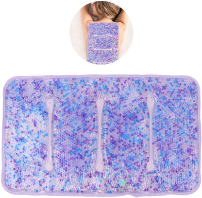 Hot and Cold Large Gel Bead Pack by FOMI Care | 20” x 12” | Ice Therapy for Back, Shoulder, Knee, Thigh Pain Relief | Premium Reusable, Oversized Wrap and Compress | Freezable, Microwaveable