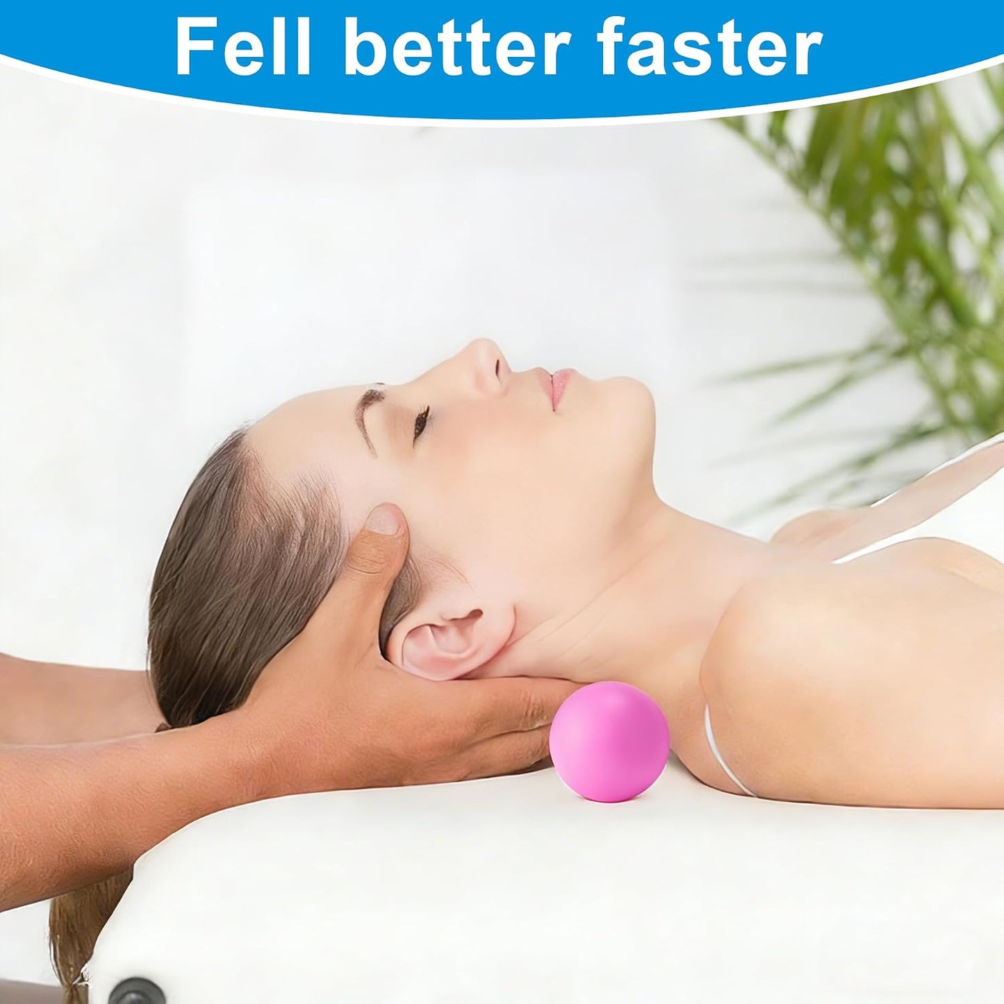 Aegero Peanut Massage Ball-Double Lacrosse Massage Ball (Blue Firm Ball) | Mobility Ball for Myofascial Release,Yoga Therapy,Trigger Point Therapy ,Muscle Knots and Acupoint Massage