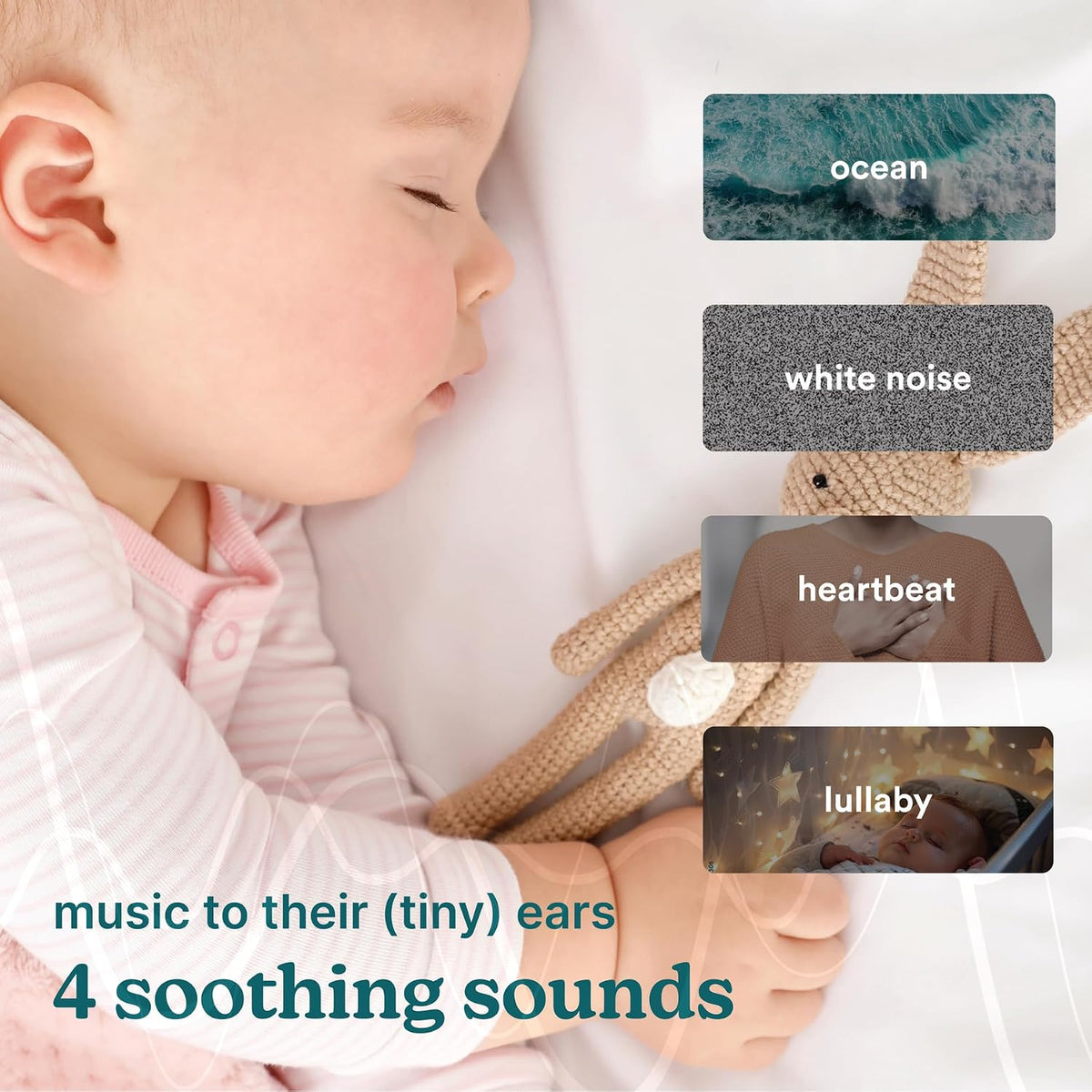 MyBaby Sound Machine, White Noise for Baby, Travel, Nursery and On The Go