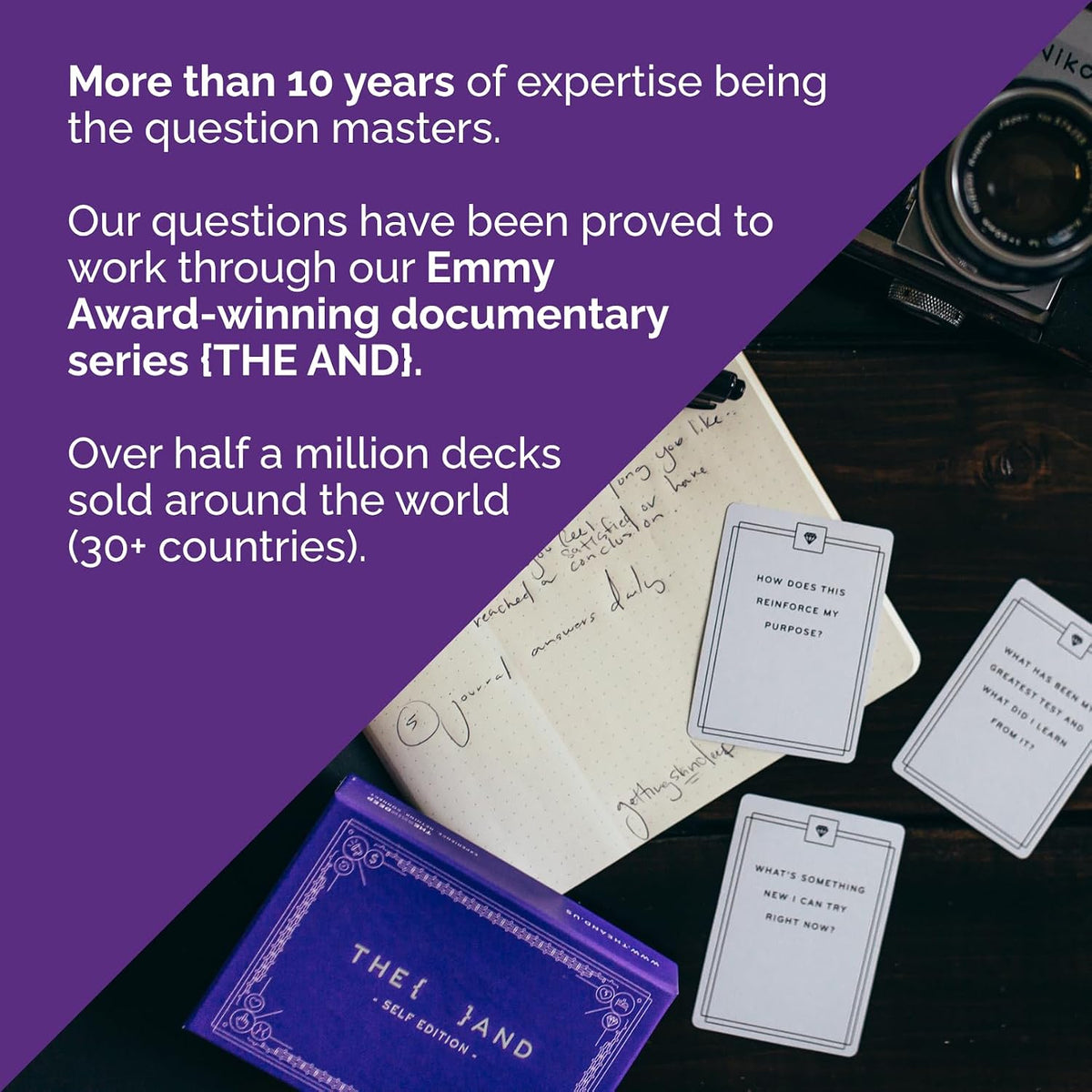 {THE AND} Self Love Edition - 199 Self Reflection Cards to Improve Self Awareness - Self Care Question Card Deck to Prompt Mindfulness & Meditation - Explore Identity for Women & Men By The Skin Deep