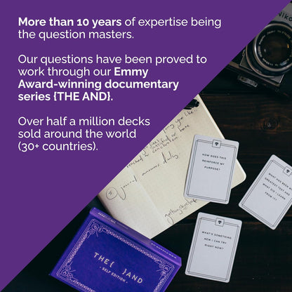 {THE AND} Self Love Edition - 199 Self Reflection Cards to Improve Self Awareness - Self Care Question Card Deck to Prompt Mindfulness & Meditation - Explore Identity for Women & Men By The Skin Deep