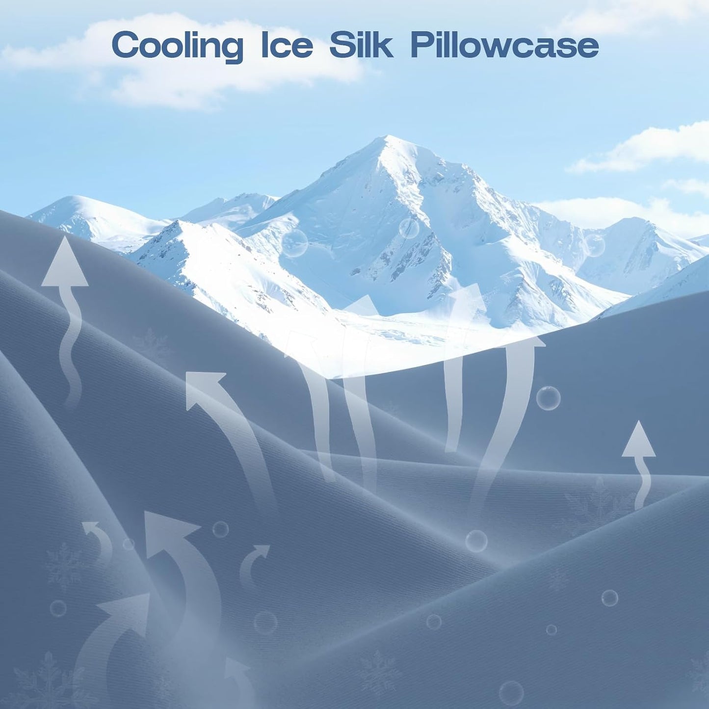 Knee Pillow for Side Sleepers - Cooling Pillow Between Legs for Side Sleeping - Memory Foam Knee Pillow with Strap for Hip Pain & Spine Alignment (Blue)