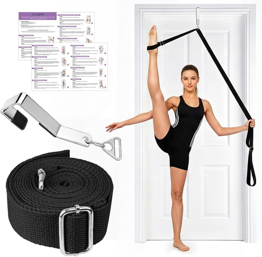 Stretching Strap with Door Anchor Improve Leg Flexibility for Splits