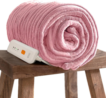 GOTCOZY Heated Blanket-Soft Plush Electric Blanket 50"X60"(Grey)