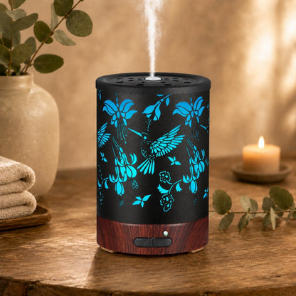 Tree Essential Oils Diffuser for Home 150ML Aromatherapy Diffuser | Birthday Gifts for Women mom,Metal Cool Mist Humidifier with 7 Colors Lights Waterless Auto Off Air Diffusers