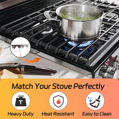 Stainless Steel Stove Gap Covers (2 Pack), Stove Gap Filler, Stove Counter Gap Guards for Kitchen, Range Trim Kit, Easy Clean with Heat Resistant, Adjustable Length 13.8” to 27.6”, Width 0.79"