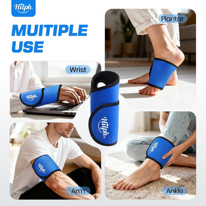 Hilph Wrist Ice Pack Wrap, Carpal Tunnel Relief Wrist Brace with Gel Pack