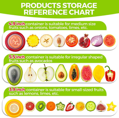 Avocado Saver - Anti-Oxidation Silicone Avocado Storage Box, Fresh Stretch Pod, Reusable Avocado Container | Avocado Holder, Avocado Keeper for Fridge, Fridge Pod, Avocado Halves Storage