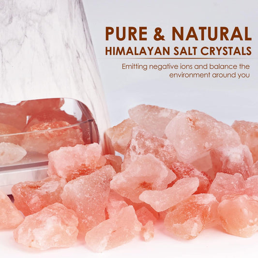 SALKING 2-in-1 Essential Oil Diffuser for Home,Himalayan Salt Lamp Diffuser