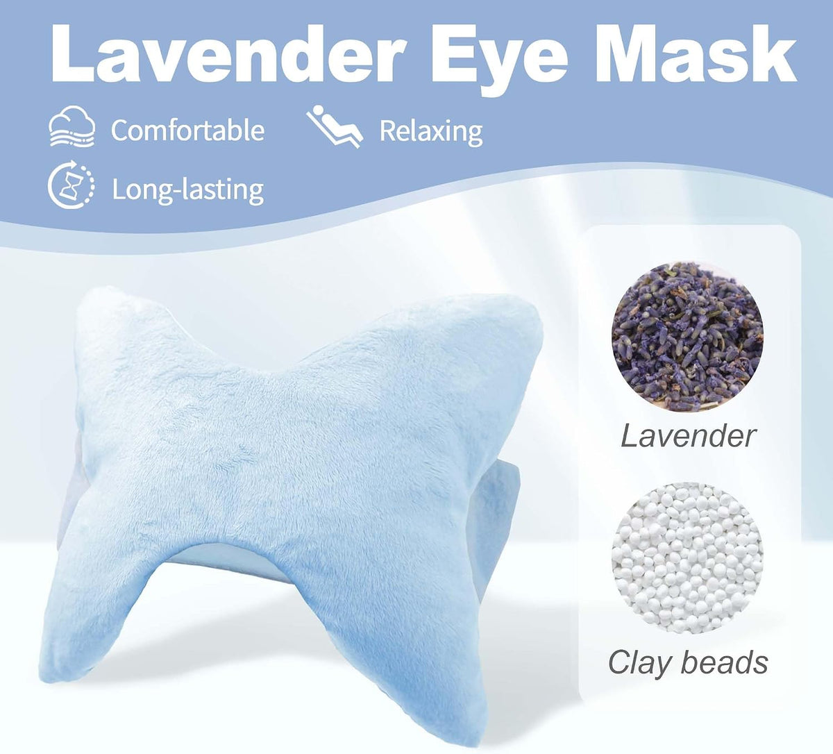 SPRING SEAON Microwavable Sinus Mask,Warm Cold Compress Eye Mask