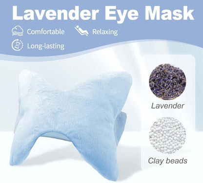 SPRING SEAON Microwavable Sinus Mask,Warm Cold Compress Eye Mask