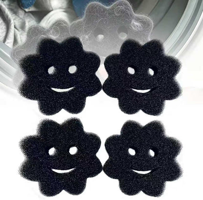 Reusable Pet Hair Remover for Laundry, Efficient Dog Cat Hair & Dander Catcher for Washing Machine and Dryer, Soft Fabric Lint Remover Effectively Remove Pet Fur Fluff from Clothes and Bedding （2PCS）