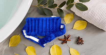 Nature's Approach Belted Lumbar Wrap, Assorted | Adjustable hook-and-loop belt secures this 12-herb rice & flaxseed wrap around the lower back
