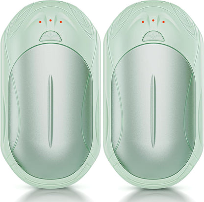 AI Hand Warmers Rechargeable 2 Pack, AI Smart Chips Electric Hand Warmers, 20Hrs Long Safe Heat, Portable Pocket Heater, Gifts for Christmas, Outdoor, Hunting, Golf, Camping Accessories
