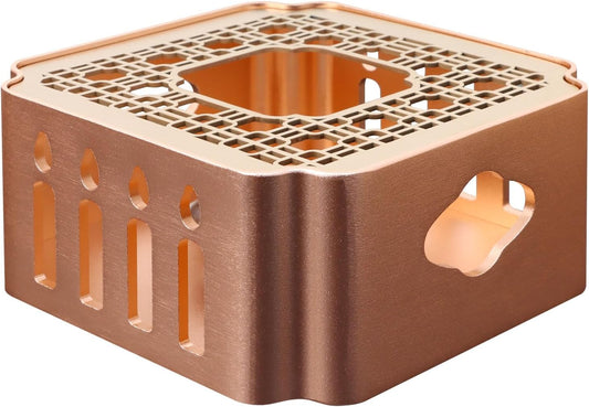 Tea Warmer Base Detachable, Includes Tealight Holder | Unique-Design, Small Heater for Tea Coffee Milk Wax Melts