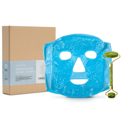 Cooling Gel Eye Mask Cold Compress for Puffy Eyes, Dark Circles, Headaches, Purple