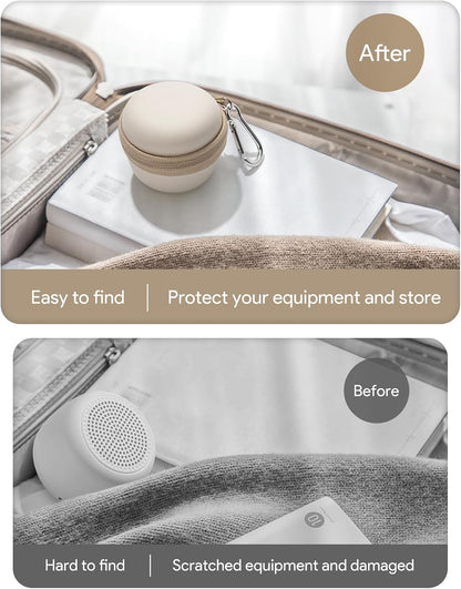 Carrying Case for Babelio White Noise Machine, Compact Travel Storage Bag | Mini Sound Machine Protective Case, Scratches Shockproof Waterproof, Only Case