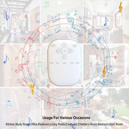 White Noise Machine, Wireless Connect with 36 Relaxing Sounds Including Nature and White Noise, Small Speaker for Home, Office, Hotel, Toilet, Portable Travel