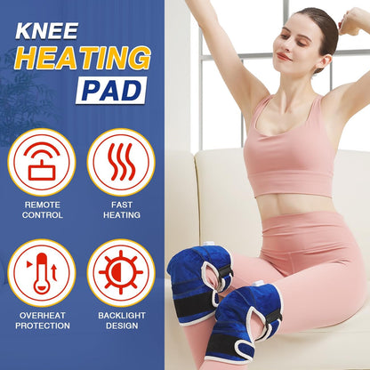 Foot Warmer, Electric Heating Pad for Foot&Ankle Pain Relie Fast Heating | Auto Shut Off Double Sided Heated Feet Warmer with Adjustable Temp for All Day Use to Relieve Achilles Tendonitis(1-Pack)
