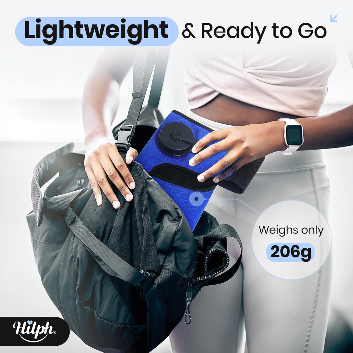 Hilph Refillable Ice Pack for Knee Pain Relief, 2 Hours Long-Lasting Cold