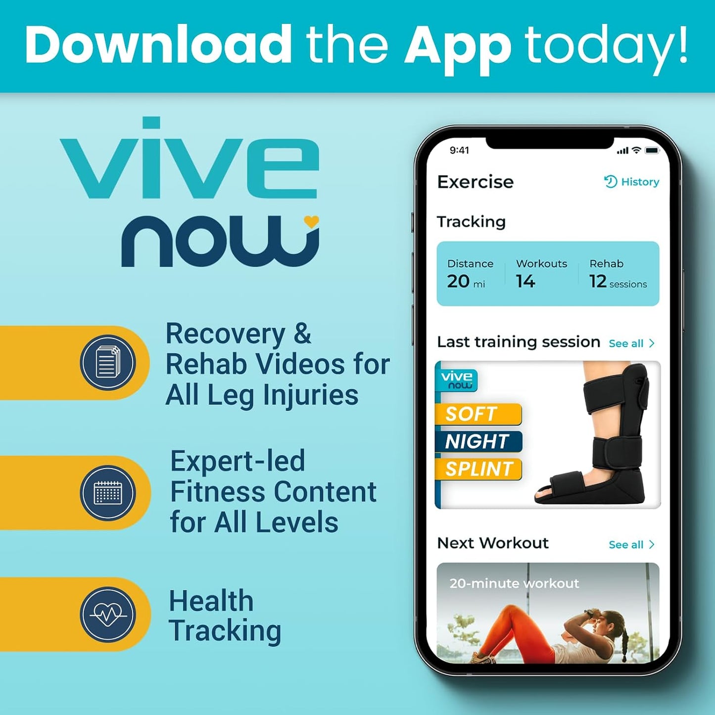 Vive Plantar Fasciitis Night Splint Plus Trigger Point Stretch Wedges | Soft Leg Brace Support, Orthopedic Sleeping Immobilizer Stretch Boot (Large: Men's: 8.5-11, Women's: 10-12)