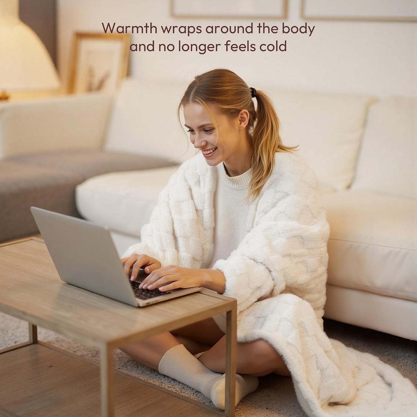 Templewet Heated Blanket Throw 50" x 60",Cute Electric Blanket,Racoon | Timer Settings,Auto Off,Soft Sherpa Heated Throw Blanket,Machine Washable,Fast Heating for Sofa Bed Office Use,Gifts for Mom