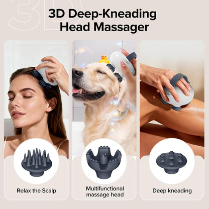 Scalp Massager, Head Massager Scalp with Tangle-Resistant Design
