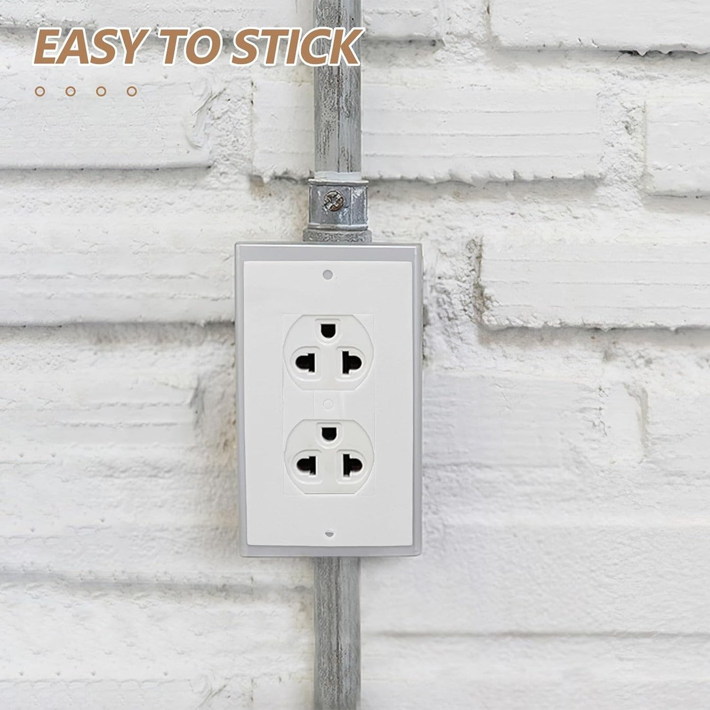 VANZACK 20pcs Electrical Outlet Insulation Pads Foam Gasket for Light Switch and Power Outlet Covers, Eva Material with Thermal Protection and Noise Reduction, Fits Most Standard Sockets