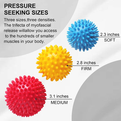 2PCS Firm Massage Lacrosse Balls for Myofascial Release, Muscle Knots, Trigger Point Therapy, Yoga Deep Tissue Massage, Foot Plantar Fasciitis, Muscle Soreness Massager Ball