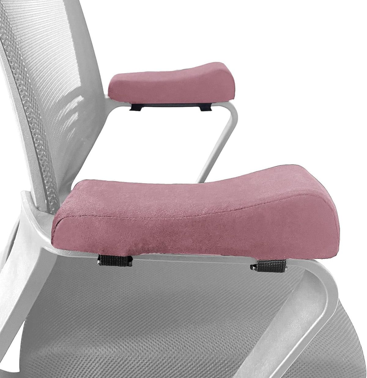Office Chair Armrest Covers, Set of 2 Comfortable Armrest Elbow Pillow (2 Pink Armrest Pillow)