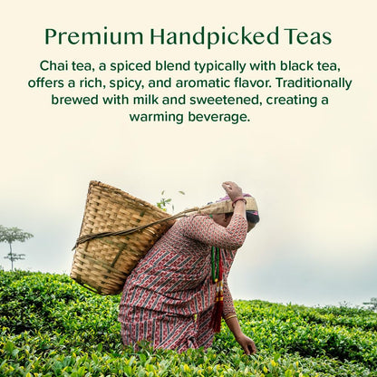 VAHDAM, Assorted Herbal Tea Sampler (18 Tea Bags, 9 Flavors) Caffeine-Free, Non-GMO | Double Infusion, Individually Enveloped Tea Bags | Herbal Tea Assortmen