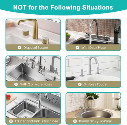 Faucet Mat for Kitchen Sink, Water Absorbing Stone Tray for Sink Counter, Quick-Dry Faucet Splash Guard & Drying Mat, Non-Slip Sink Protector