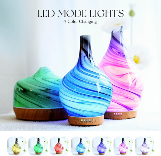 Porseme 150ml Handmade Essential Oil Diffuser 6H Runtime