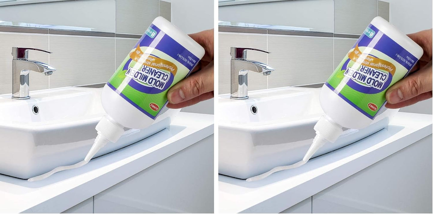 GELIVABLE Mold Mildew Cleaner Gel Household Cleaner for Wall Tiles Grout Sealant Bathroom Cleaning Home Kitchen Sinks Cleaning - 8 Fl.Oz(Pack of 1)