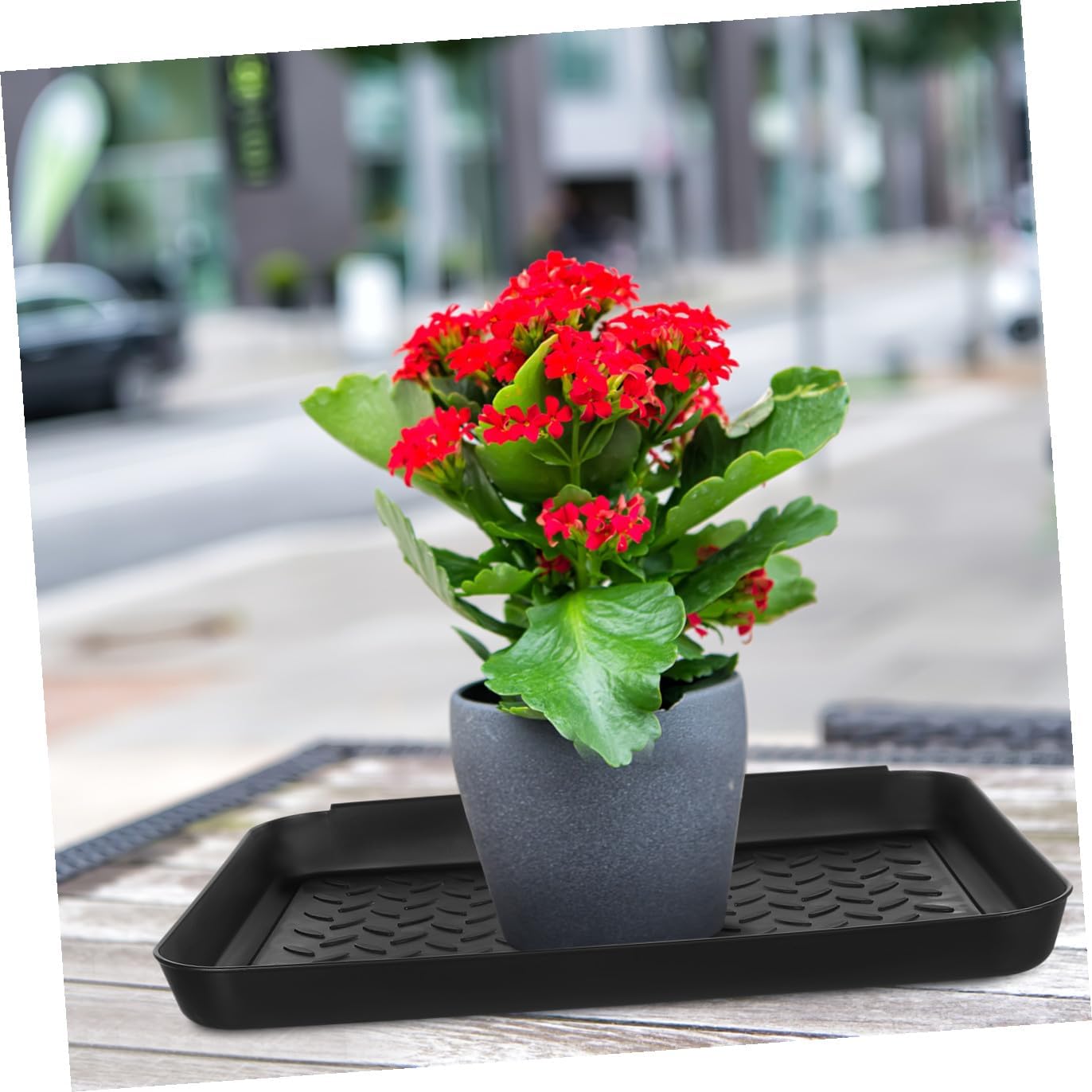 2 pack Wet Boot Tray 13.97 X 10.82 X 1.18 in Shoe Tray for Entryway Indoor Raised Edge Mud Shoe Mat for Floor Protection Lightweight Plastic Storage