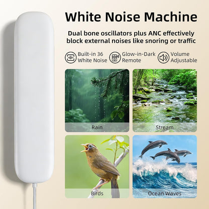 Under Pillow Bone Conduction Speaker, Portable White Noise Machine