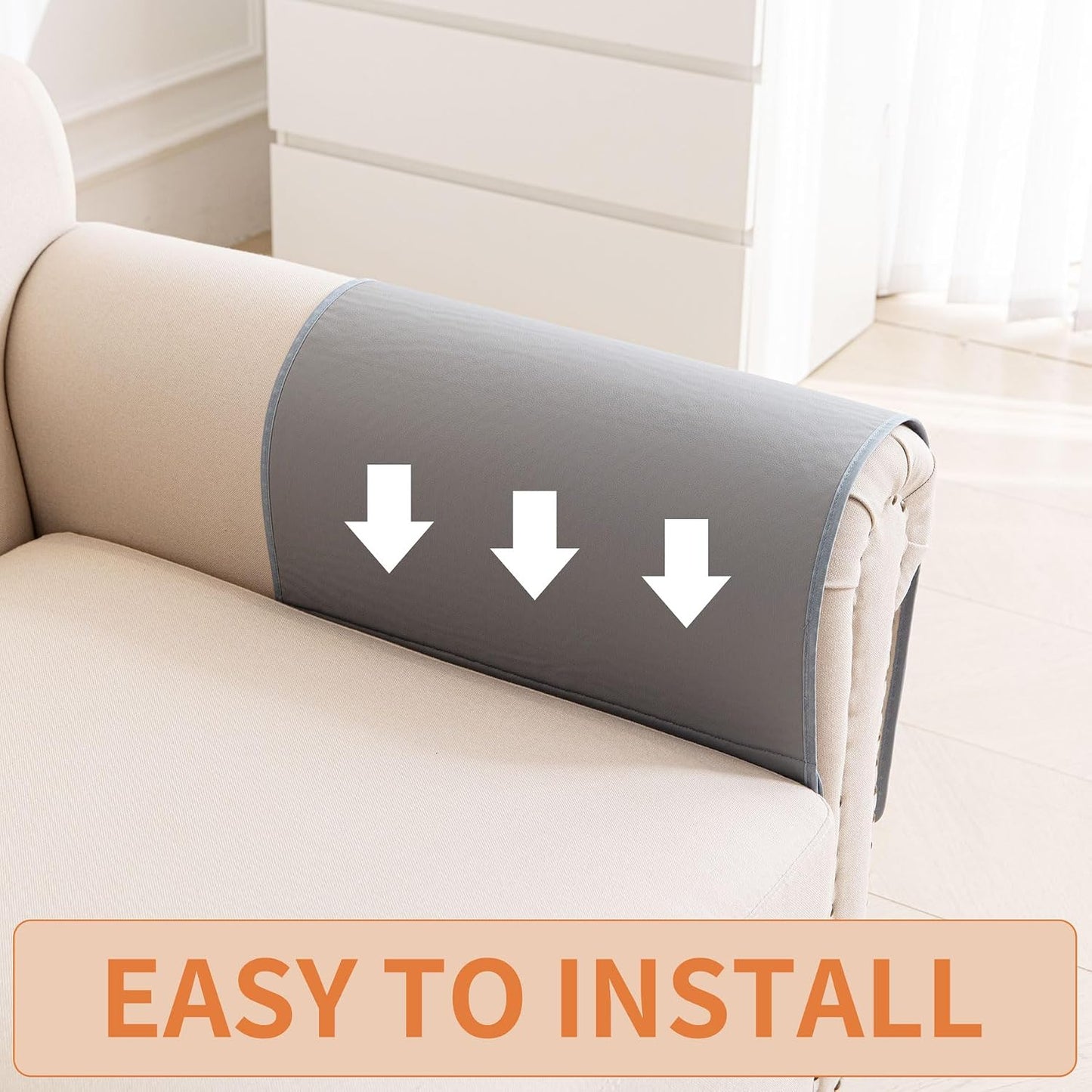 HAOMAIJIA Sofa Armrest Organizer, Remote Control Holder for Recliner Couch | Anti Slip Arm Chair Bedside Caddy Storage Organizer With 6 Pockets For Cell Phone Tv Remote Control Magazines (brown)
