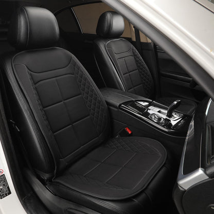 Car Seat Cushions, Car Seat Cover Foldable Portable Seat Cover | Comfortable Breathable Car Seat Cushion for Back and Seat Cushions with Bottom Anti Slip Silicon(1 Pack/Black)