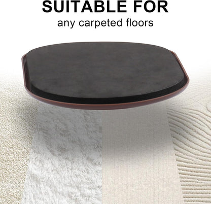 8PCS Furniture Sliders, 9-1/2" X 5-3/4" Large Furniture Movers Sliders, Reusable Sliders for Furniture on Carpet for Heavy Furniture, Furniture Moving Made Simple!