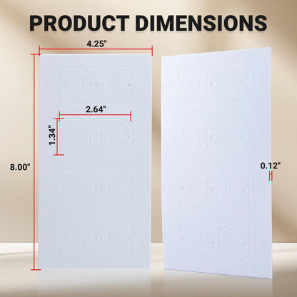 CARGEN Outlet Insulation Foam Pads Wall Draft Sealers 3mm EVA 30PCS Single | High-density flexible buffer requires no manual cutting; punch out unwanted sections for a custom fit