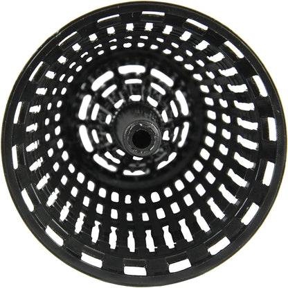 Danco Shower Hair Catcher Baskets, 6-Pack, Black (10739P)