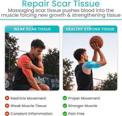 Vive Back and Neck Massager Cane - Trigger Point Massage Tools for Pain | Relief and Muscle - Handheld Self Massage Hook Therapy for Neck, Shoulder - Deep Tissue Myofascial Release Aid for Women