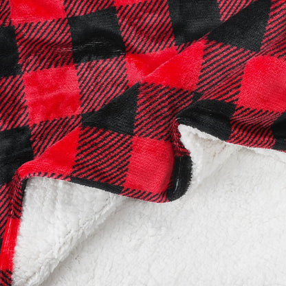 Catalonia Sherpa Wearable Blanket with Sleeves Arms