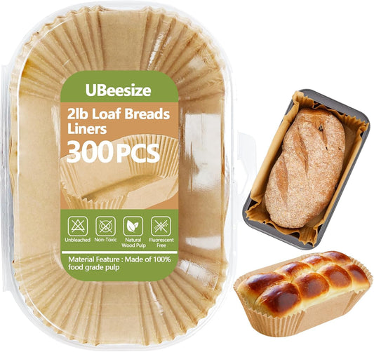 UBeesize 9 Inch Disposable Air Fryer Liners 200 Pack Square Parchment Liner