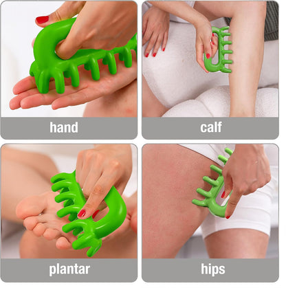 Fascia Massage Tool Trigger Point Massage Tools Anti Blaster for Cellulite Massager Tool Reaching Deep Myofascial Tissue Throughout The Body Release Muscle Knot Reduction (Pink)