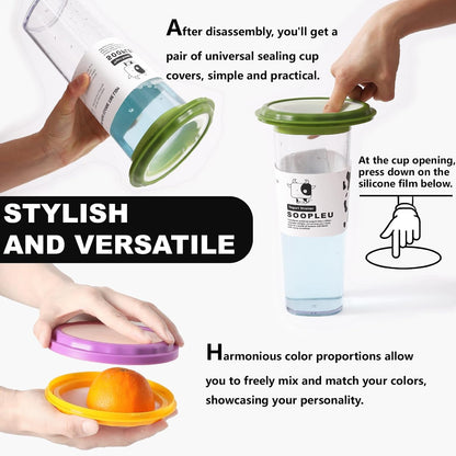Double-Sided Avocado Saver & Onion Storage, 4Pcs Food Holder | Upgraded Double-Sided Silicone! 4Pcs Avocado Saver & Onion Storage. Keeps garlic, tomato & produce fresh in fridge containers