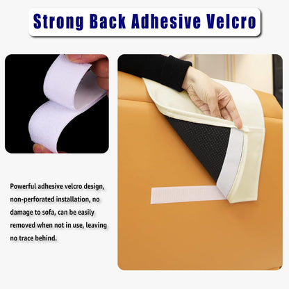 Adjustable Headrest Pillow for Recliners and Armchairs - Non-Slip Velvet Cushion for Neck Support and Pain Relief (Gray)